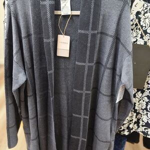 Serra Gray Plaid Women's Sweater